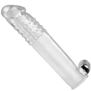 Size Matters Clear Vibrating Penis Sleeve - XToys UK