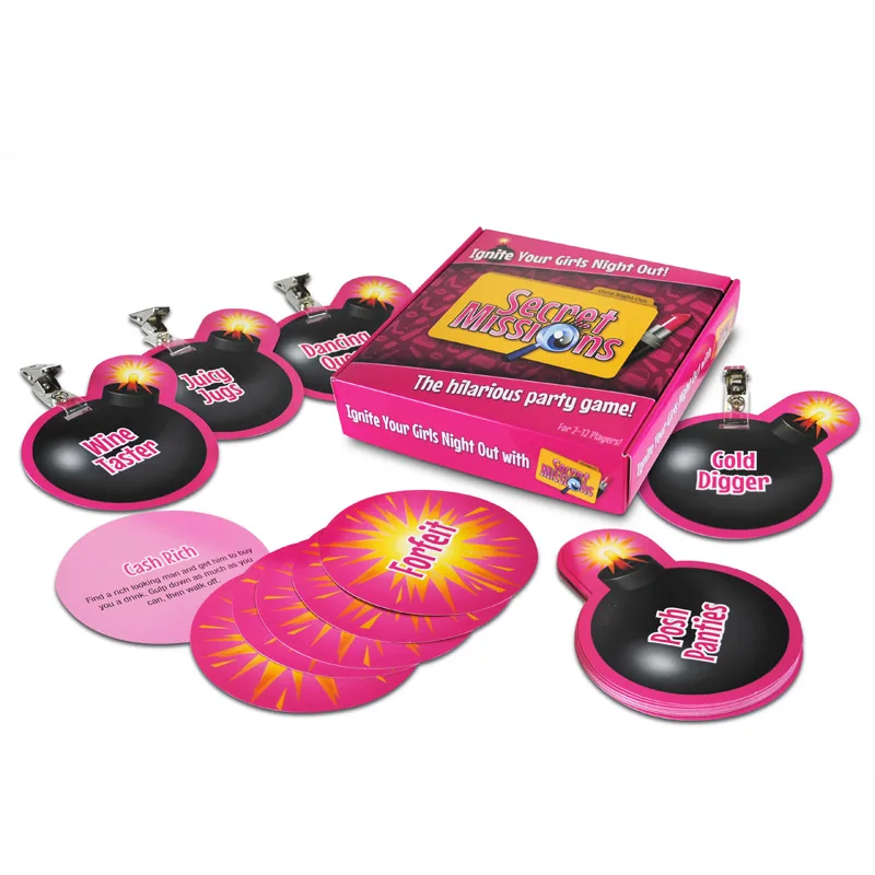 Secret Missions  Girlie Nights Game - XToys UK