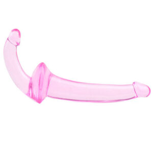 Double Fun Pink Strapless Strap On Dildo - XToys UK