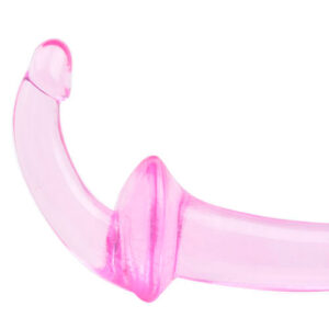 Double Fun Pink Strapless Strap On Dildo - XToys UK