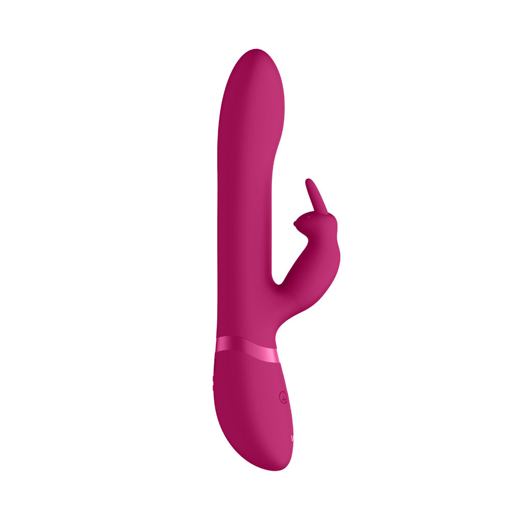 Vive Amoris Pink Rabbit Vibrator With Stimulating Beads - XToys UK