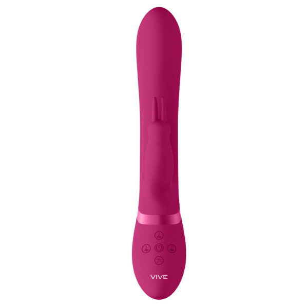 Vive Amoris Pink Rabbit Vibrator With Stimulating Beads - XToys UK