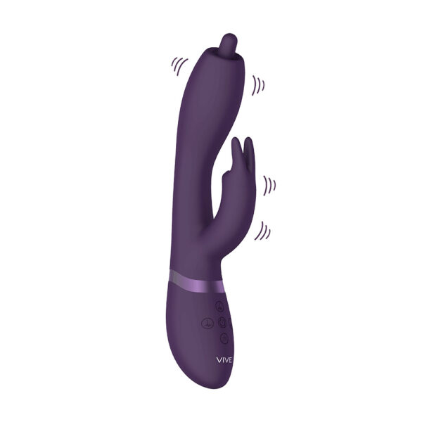 Vive Nilo Purple Pinpoint Rotating G Spot Rabbit - XToys UK