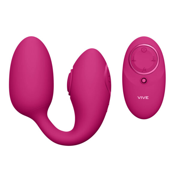 Vive Aika Pulse Wave And Vibrating Love Egg Pink - XToys UK