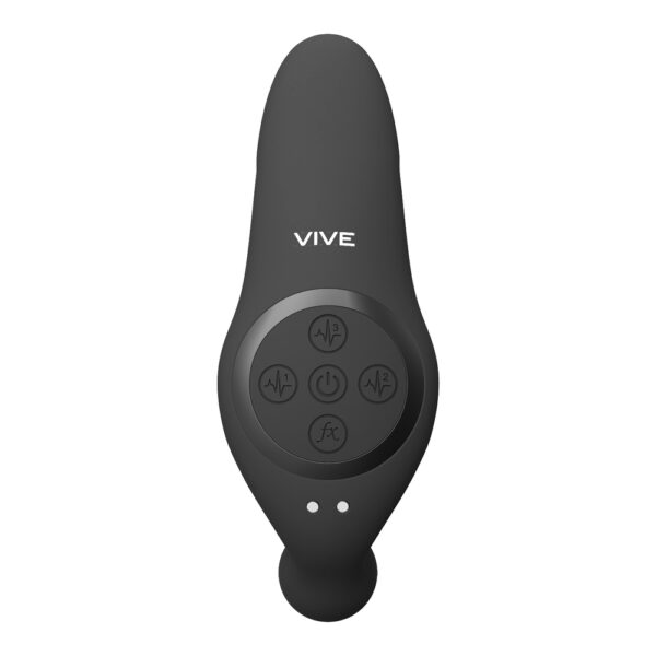 Vive Kata Double Penetrator Vibrator Black - XToys UK