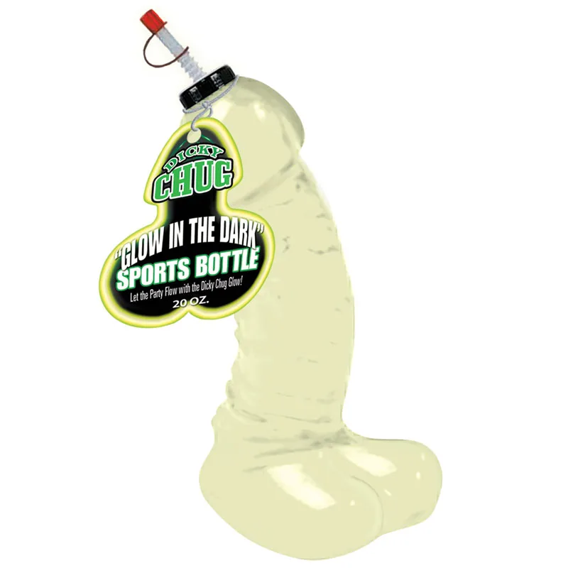 Dicky Chug Glow In The Dark 20 Ounce Sports Bottle - XToys UK