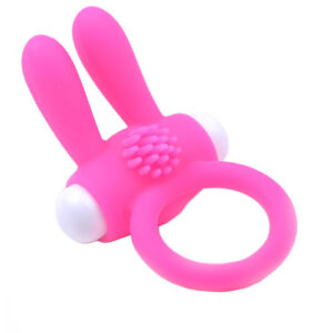 Cock Ring With Rabbit Ears Pink - XToys UK