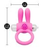 Cock Ring With Rabbit Ears Pink
