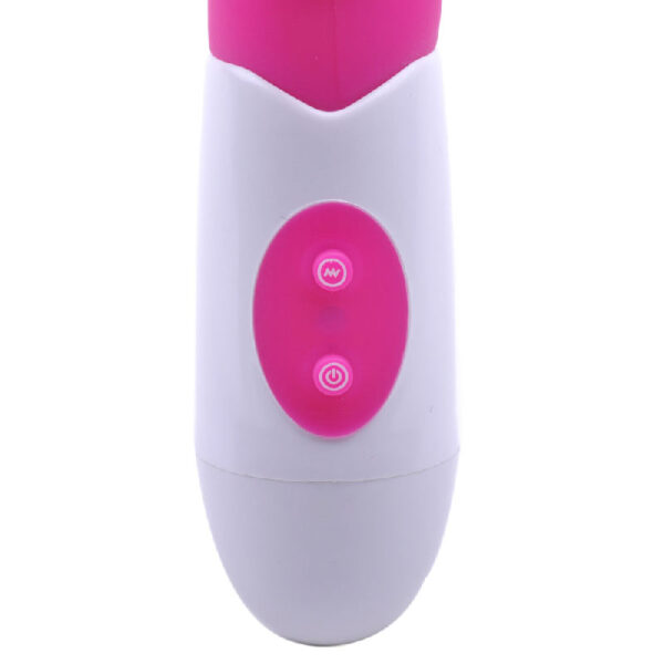 Silicone Dual Motors GSpot Vibrator Pink - XToys UK