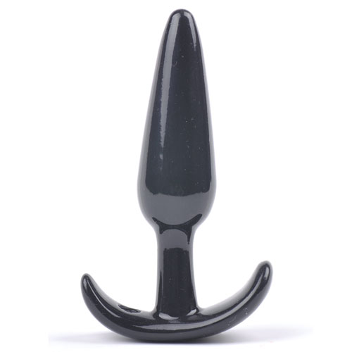 Small Tapered Black Anal Plug - XToys UK