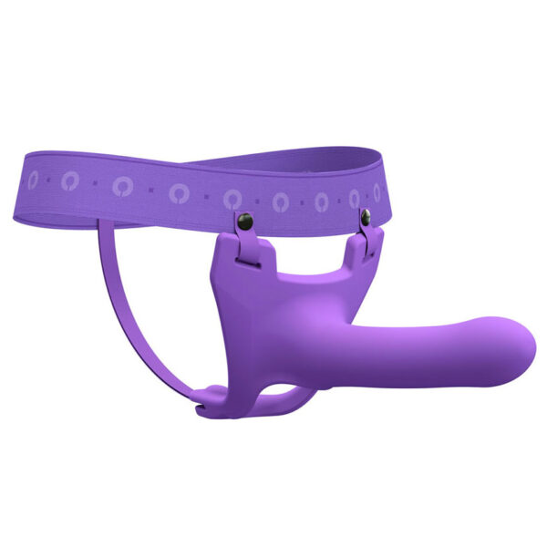 Zoro Silicone Strap on System With Waistbands Purple 5.5 Inch - XToys UK