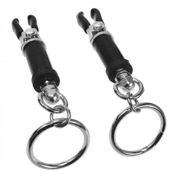 Master Series Bondage Ring Barrel Nipple Clamps - XToys UK