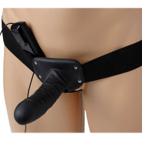 Size Matters Deluxe Vibro Erection Assist Hollow Silicone Strap - XToys UK