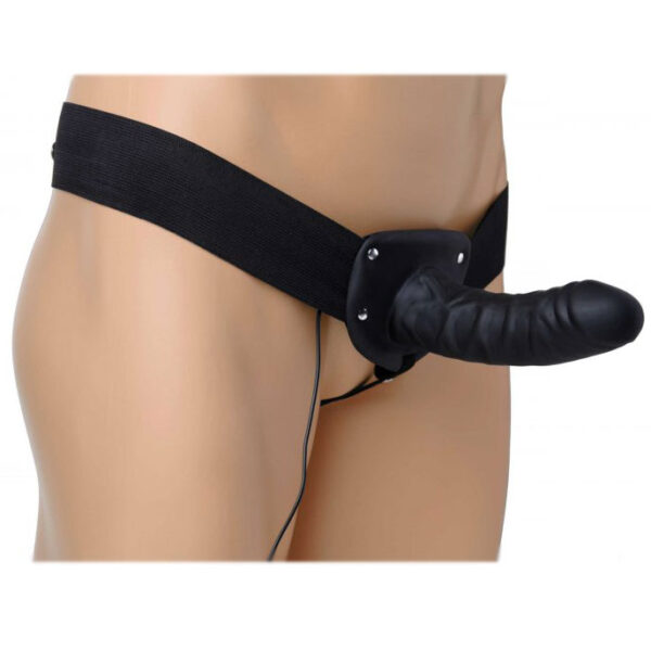 Size Matters Deluxe Vibro Erection Assist Hollow Silicone Strap - XToys UK