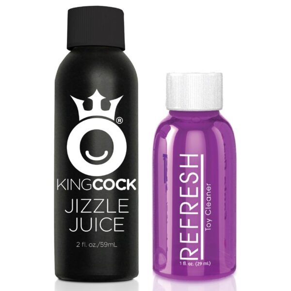 King Cock 9 Inch Squirting Dildo With Balls Flesh - XToys UK