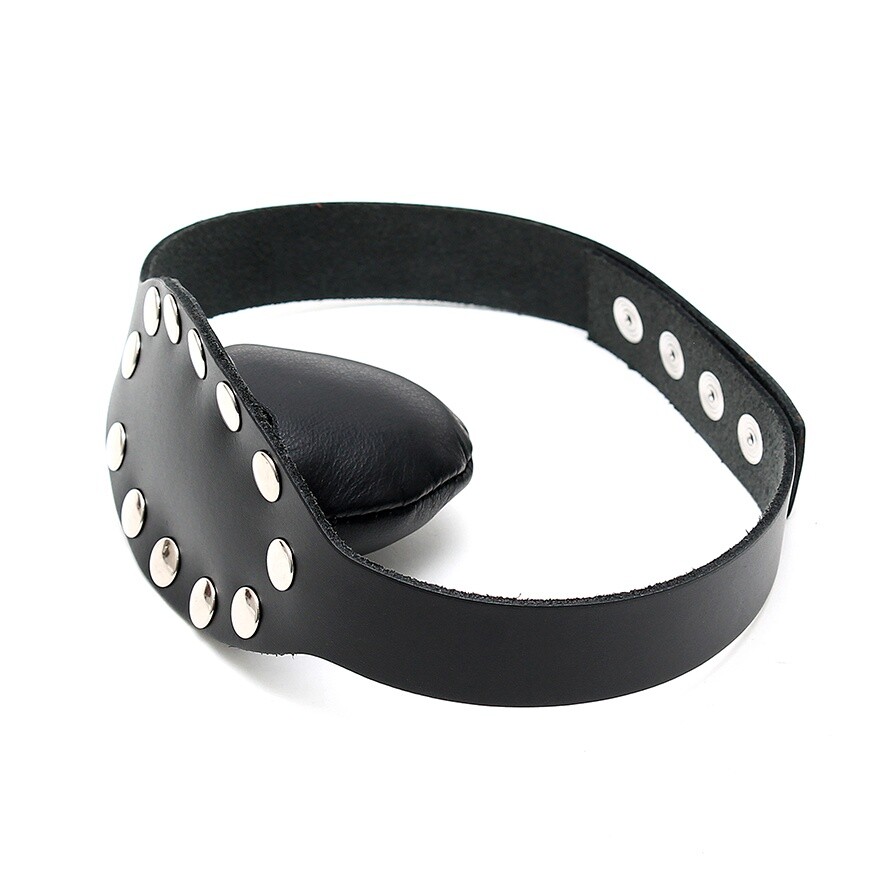 Leather Gag With Studs - XToys UK