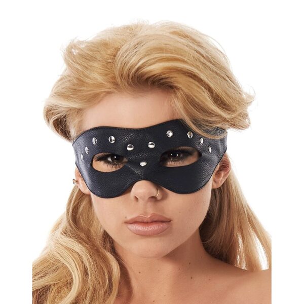 Leather Open Eye Mask With Rivets - XToys UK