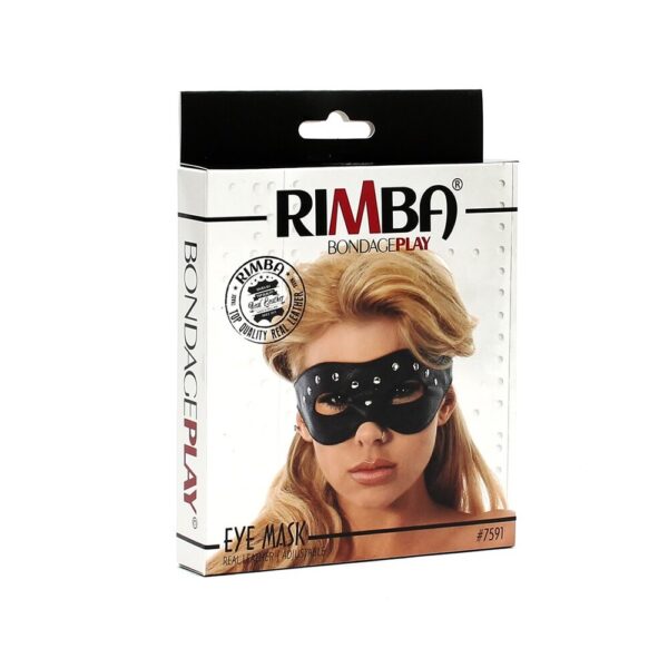 Leather Open Eye Mask With Rivets - XToys UK