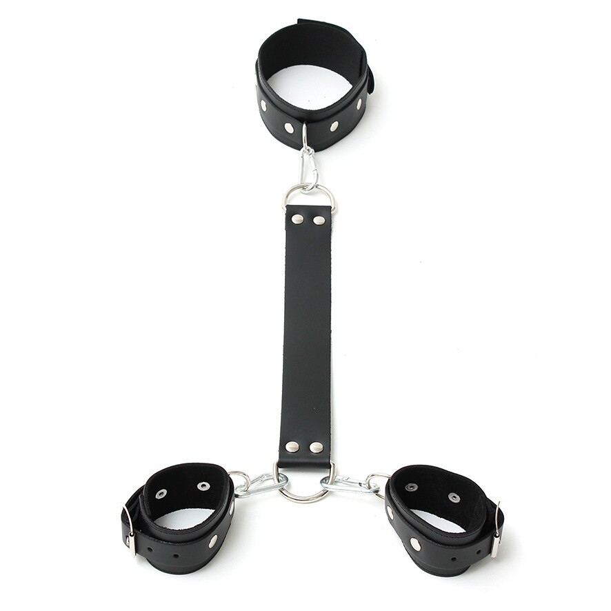 Leather Neck And Wrist Cuffs - XToys UK