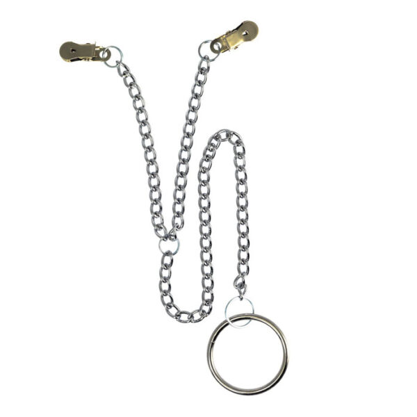 Nipple Clamps With Scrotum Ring - XToys UK