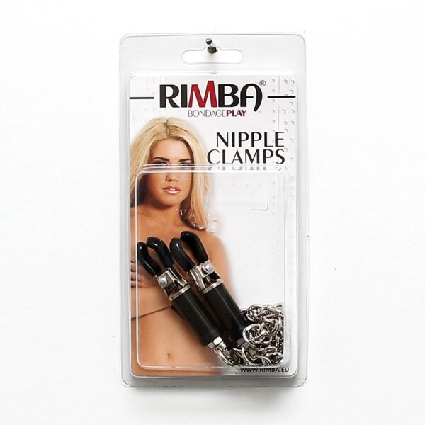 Silver Nipple Clamps With Chain - XToys UK