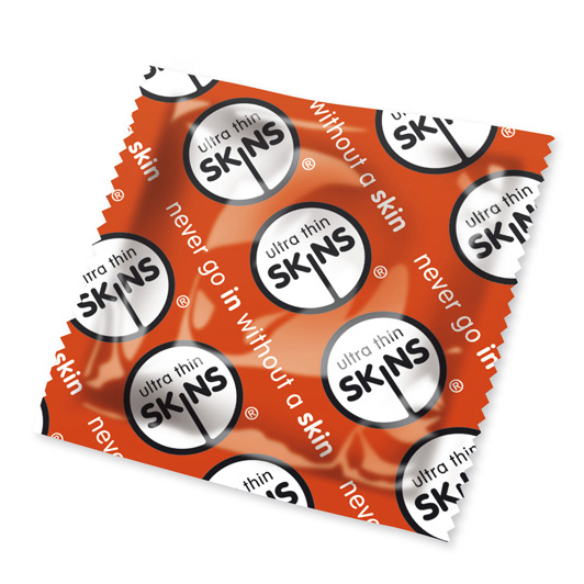 SkinsCondoms Ultra Thin x50 (Red) - XToys UK