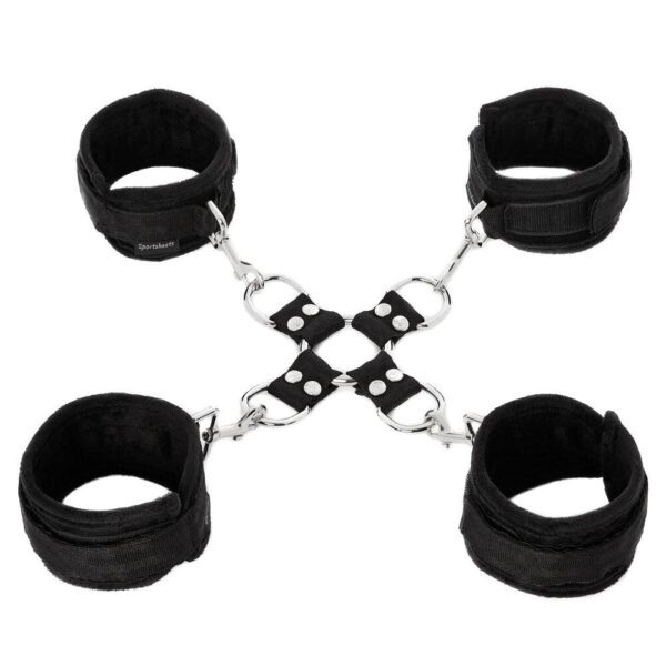 SportSheets 5 Piece Hog Tie And Cuff Set - XToys UK